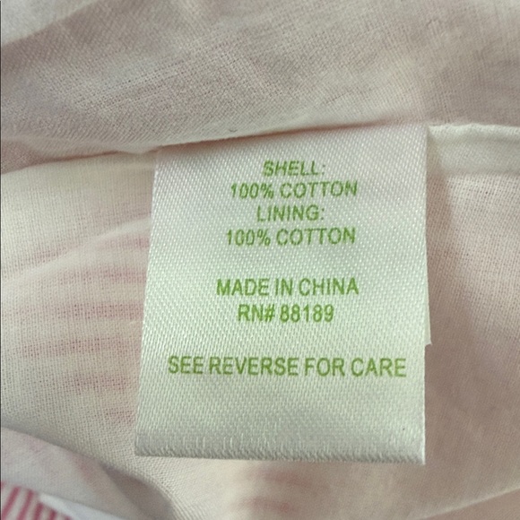 Lilly Pulitzer Ferra Hotty Strapless Pink Seersucker Summer Dress Size 4 - Picture 8 of 8